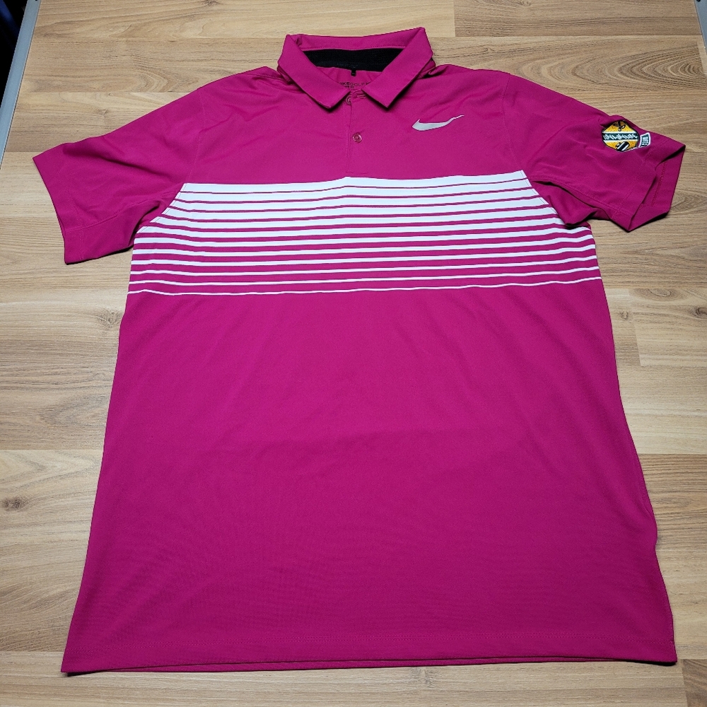 Nike Dri Fit Standard Fit Mens Polo Size L.